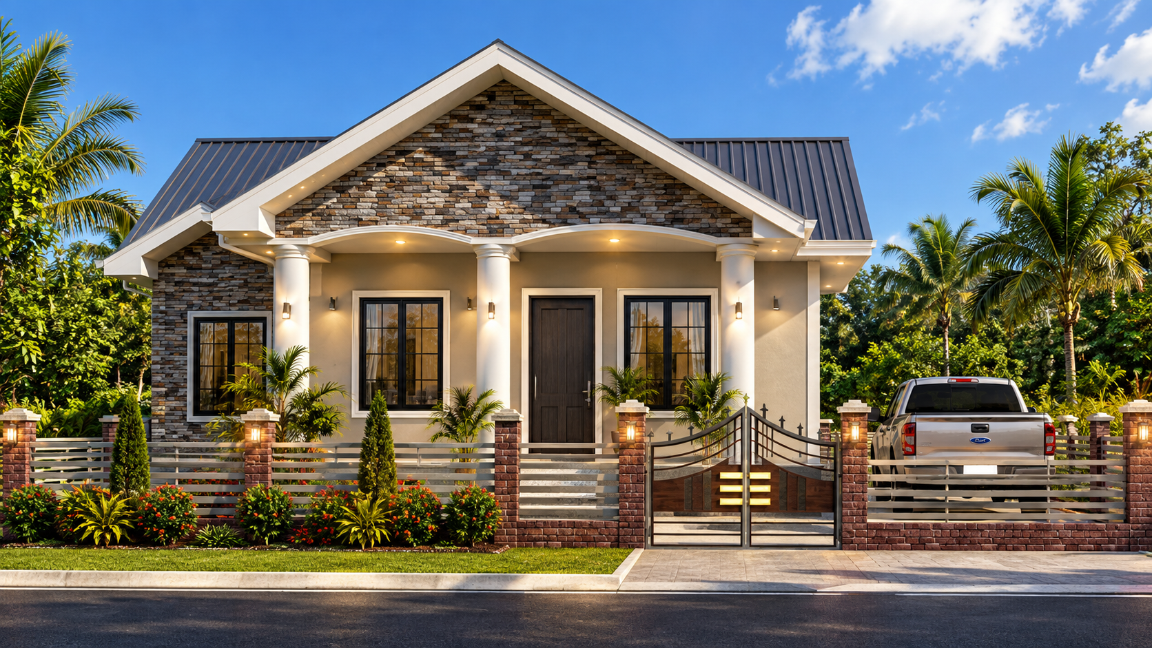 Typical flat house design