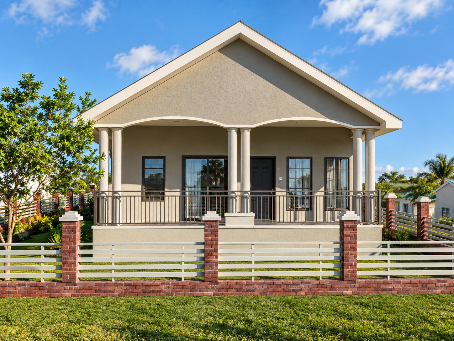 Residential home veranda